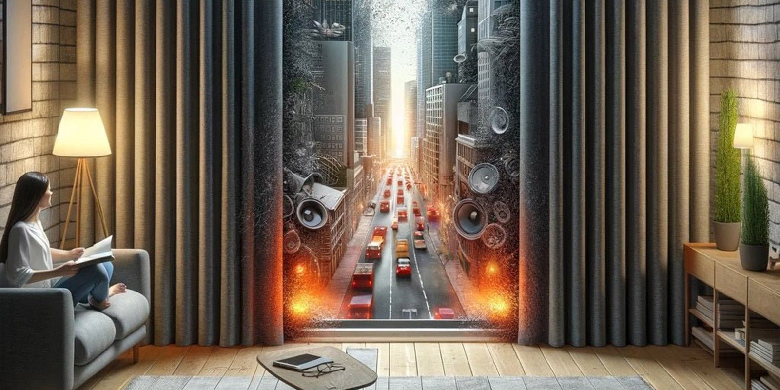 AuĂenlĂ€rm reduzieren: Anleitung zur effektiven SchalldĂ€mmung Ihrer Fenster - NOKOMIS