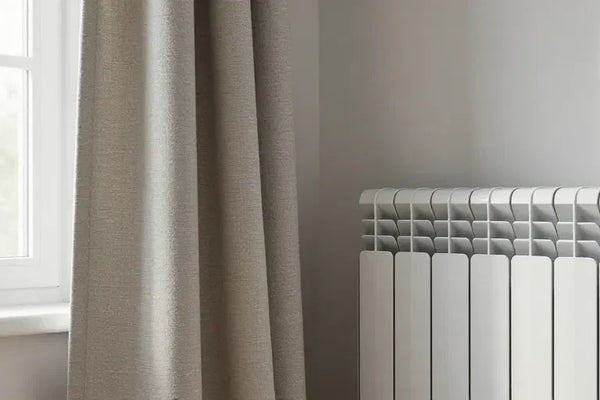 Rideau sur un radiateur : bonne ou mauvaise idée pour votre chauffage ?