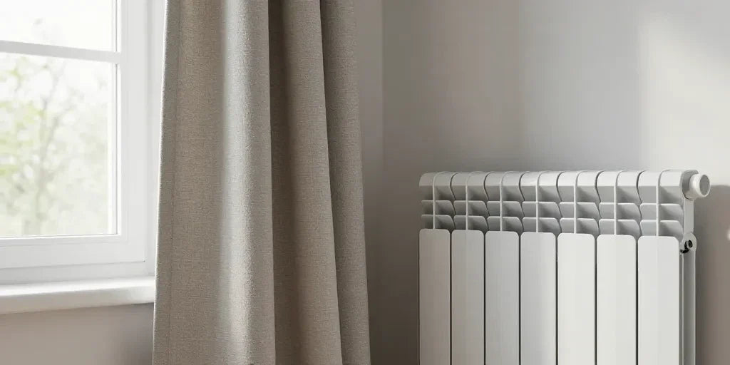 Rideau sur un radiateur : bonne ou mauvaise idée pour votre chauffage ?