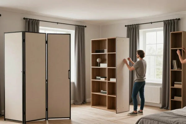 Comment séparer une chambre en deux sans percer ?