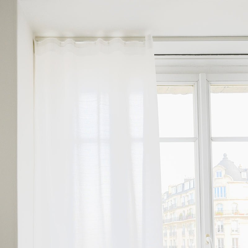 Cortinas acústicas transparentes