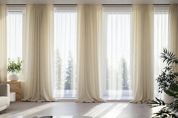 Ideal curtain length to match ceiling height for a harmonious effect