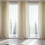 Ideal curtain length to match ceiling height for a harmonious effect