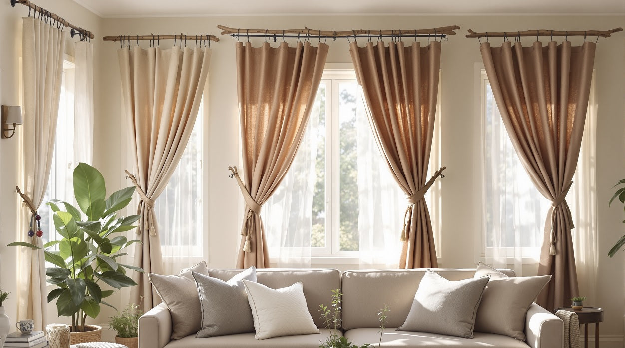 Tying curtains: 5 original ideas for personalized décor