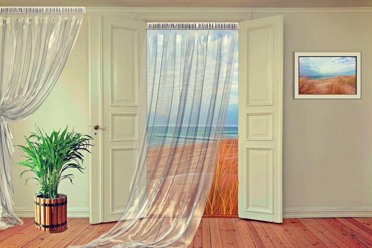 Anti-noise curtain for front door: the solution for a peaceful home - NOKOMIS